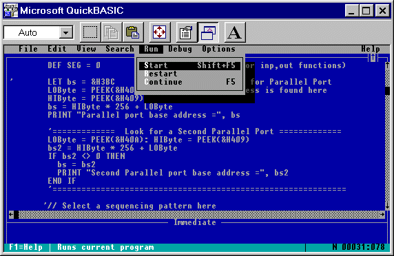 QBasic-windows